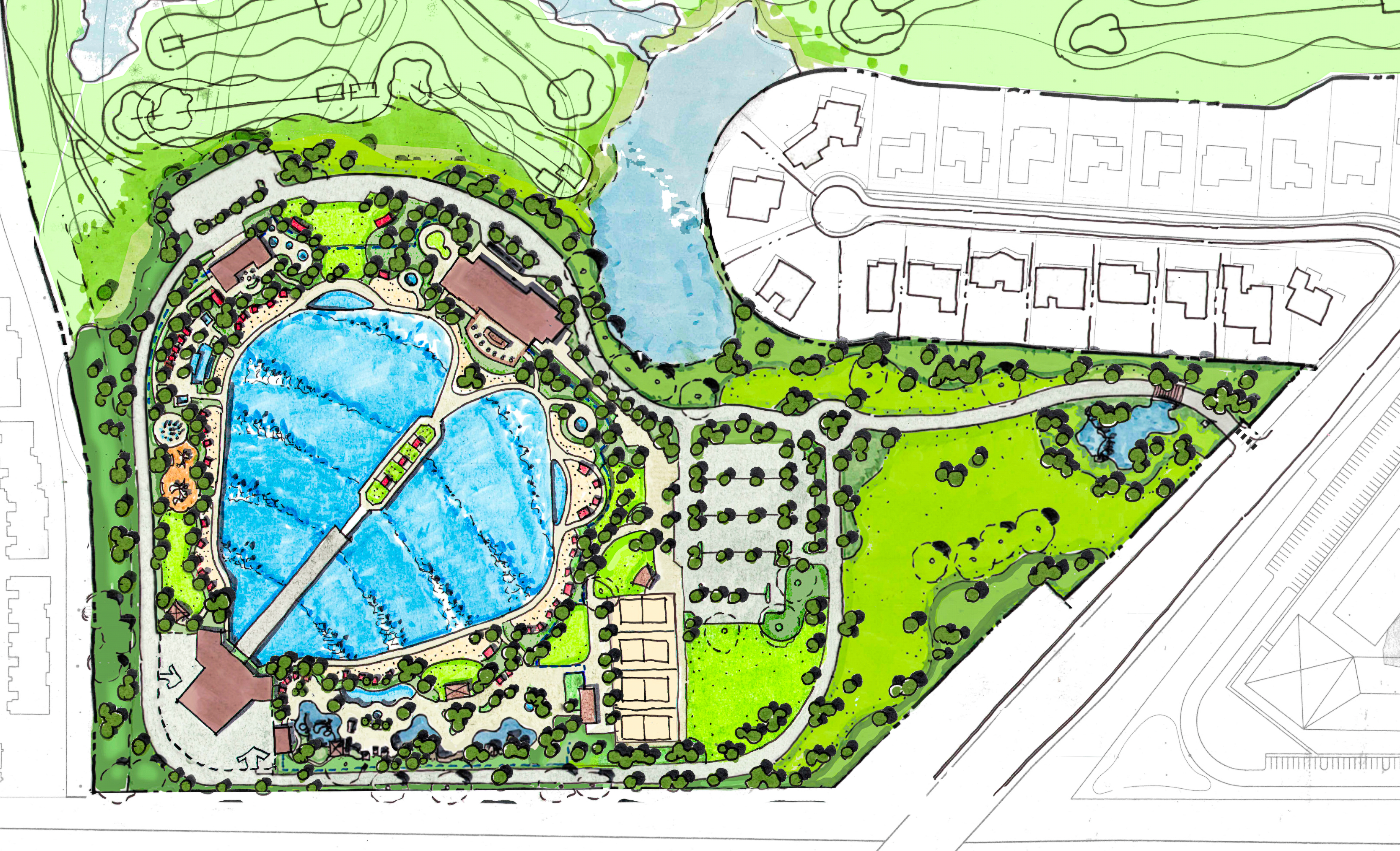 Conceptual rendering of Boca Surf Park
