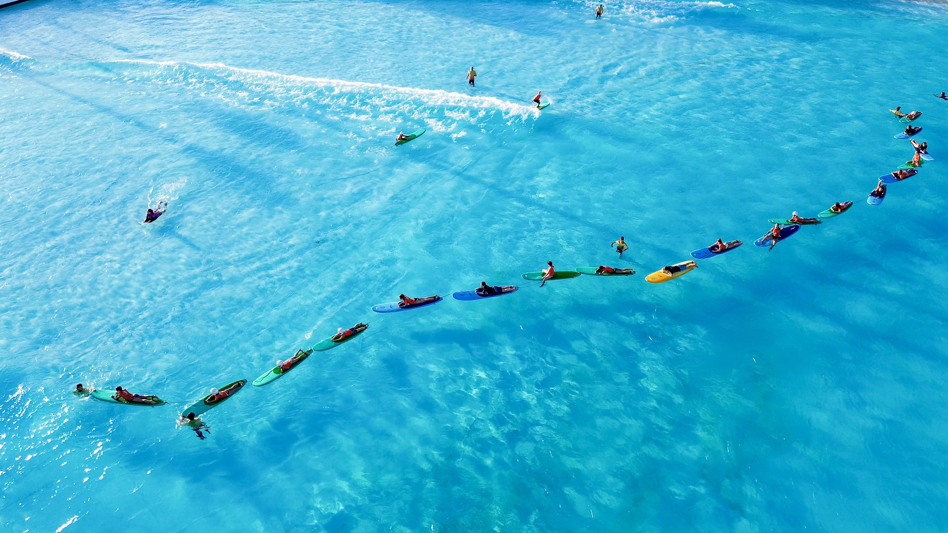 Surfland Brasil bays by Wavegarden; reference for Boca Surf Park