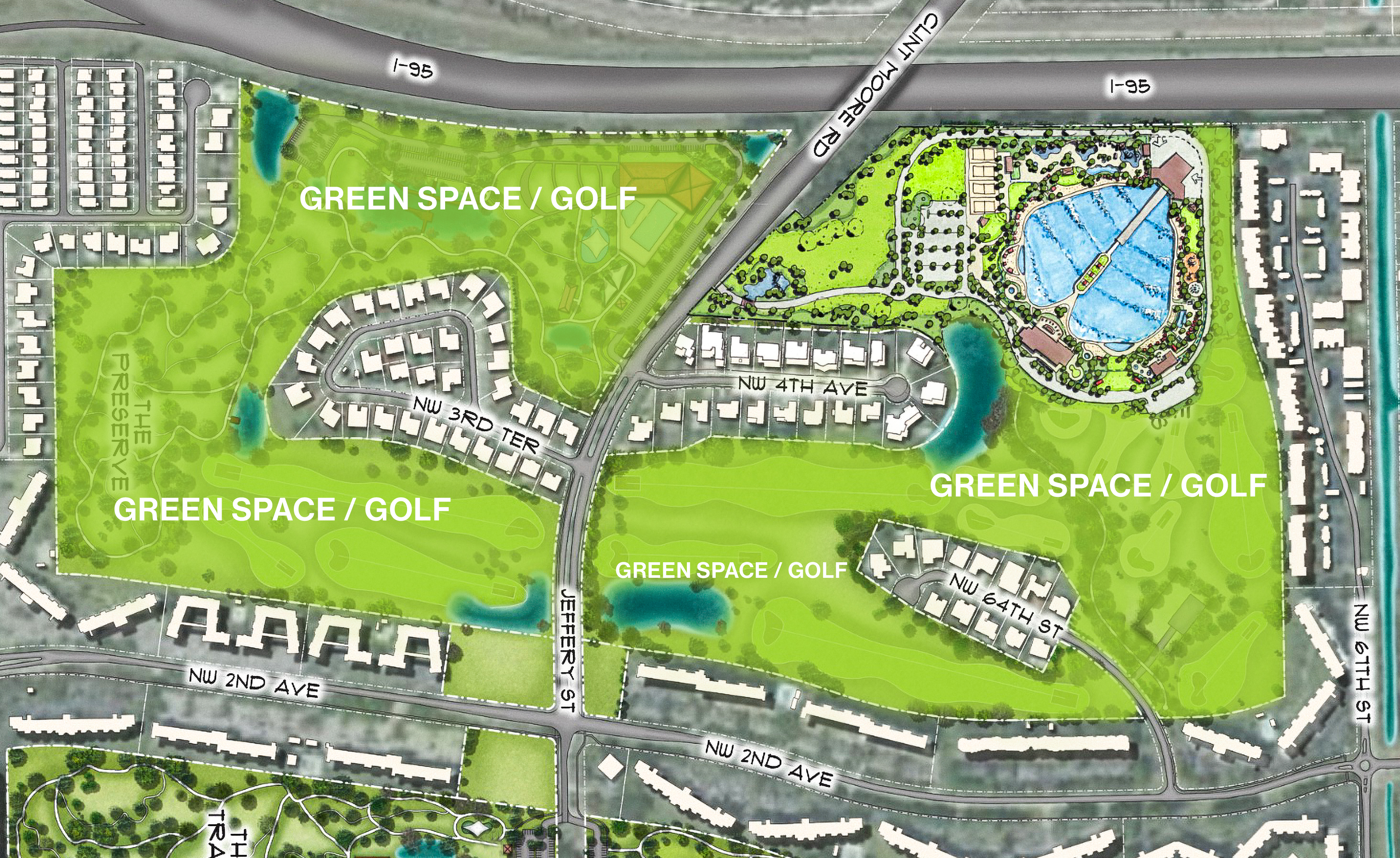 Boca Surf Park golf preservation visual